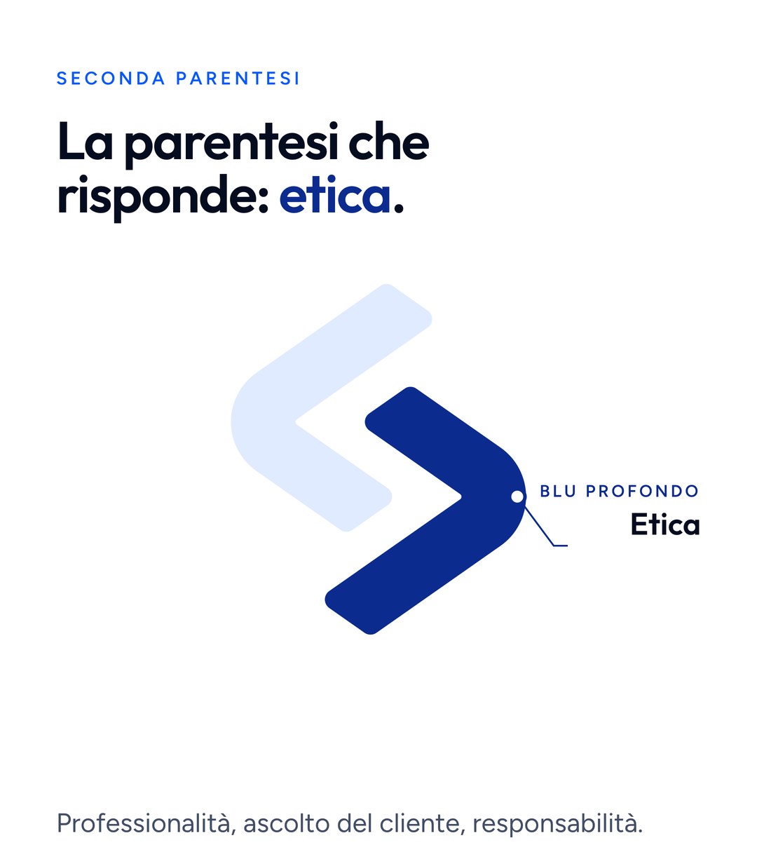 La seconda parentesi del marchio, in Blu Profondo: etica
